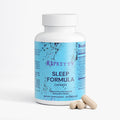 Ripkitty Sleep Formula 60 capsules, specialty supplement bottle with label showing product details and branding.