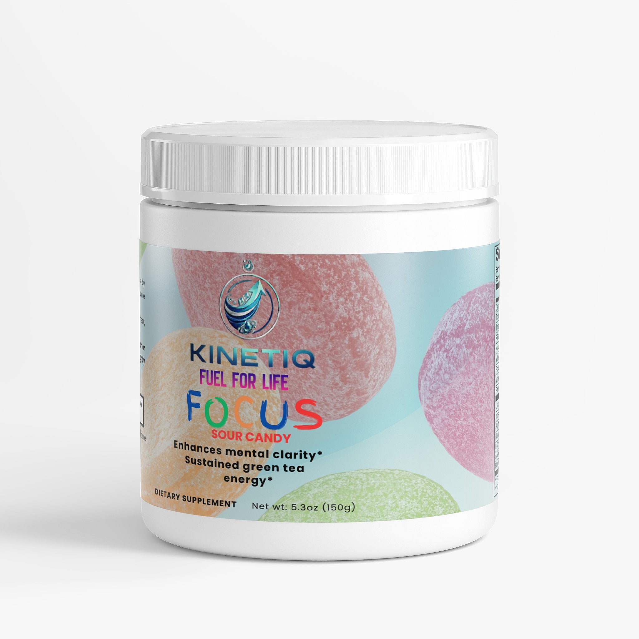Solikka Focus Drink Mix with sour candy flavor, specialty supplement powder in a colorful label packaging.
