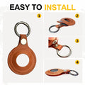 Dolphin Smart Tracker Pro case pack 2 made of premium vegan leather, showing sleek design and durable construction.