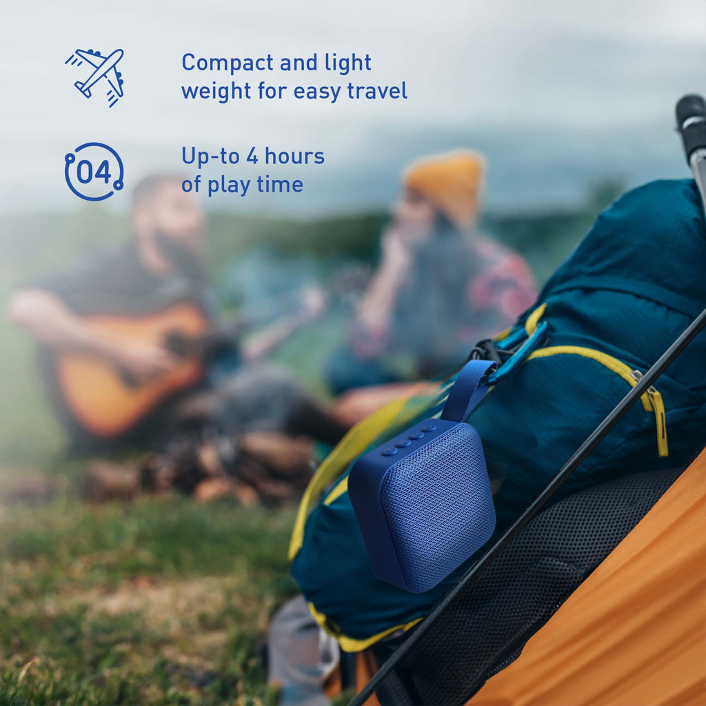 Pursonic wireless hydration and sound bundle with a portable water bottle speaker and wireless speaker for outdoor use.