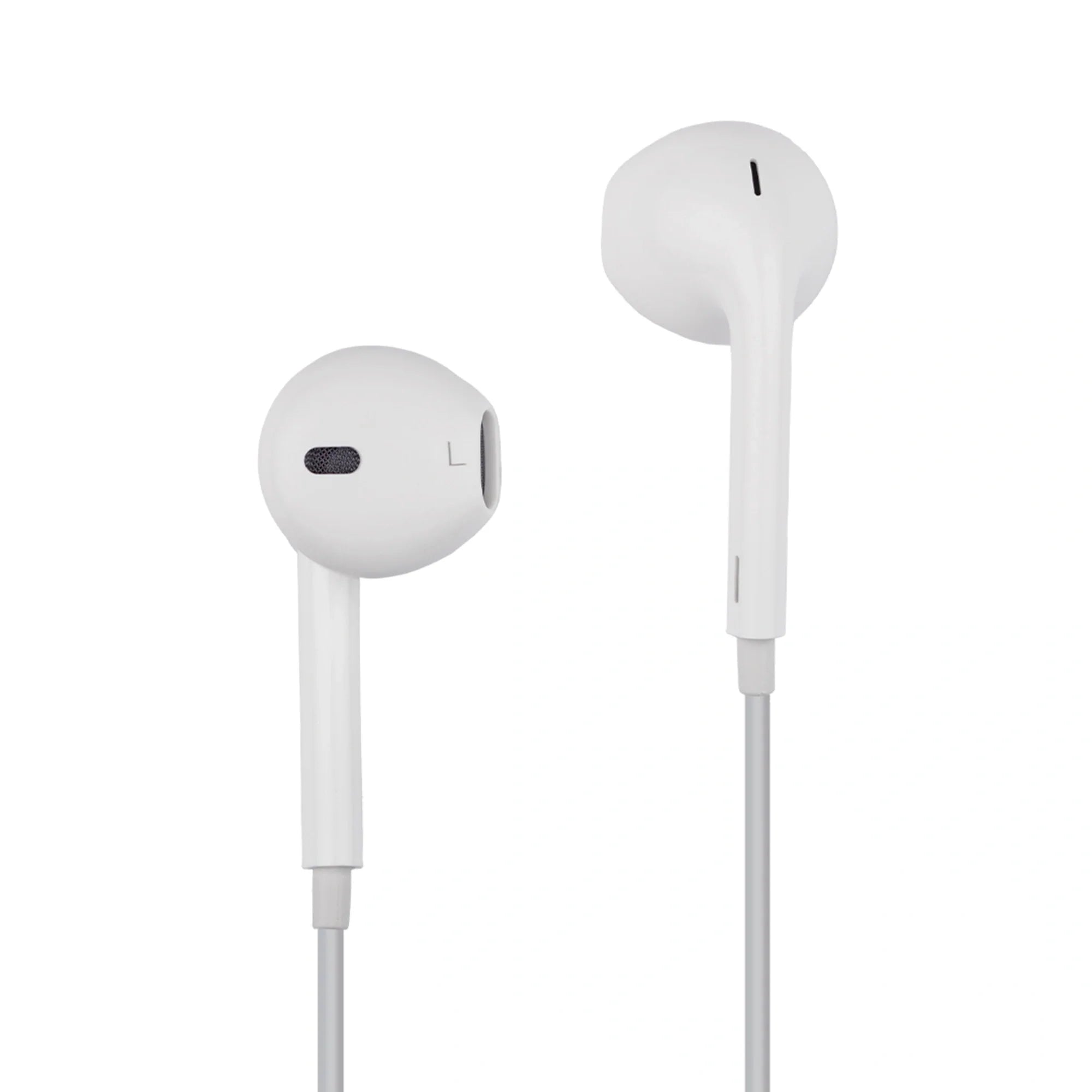 Loss Recovery Find My Phone earphones with QR code tag for easy recovery and tracking, shown in the image.